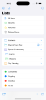 Lists View