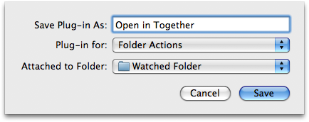 Saving automator action as a plug-in