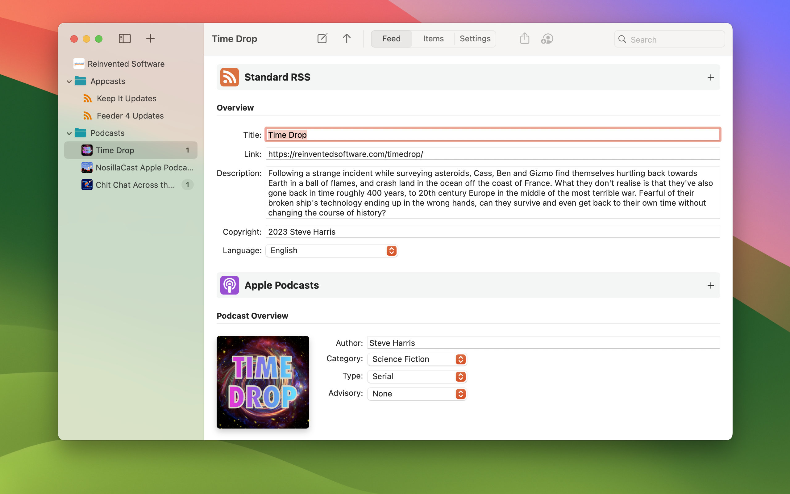 Feeder 4 for Mac adds iCloud, improves podcast creation, and much more Image