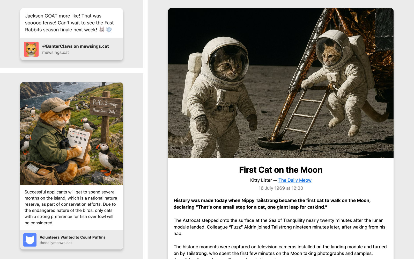A montage showing different styles of saved web links