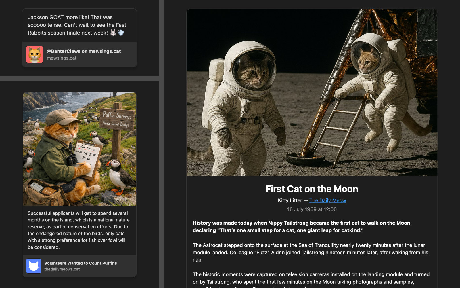 A montage showing different styles of saved web links