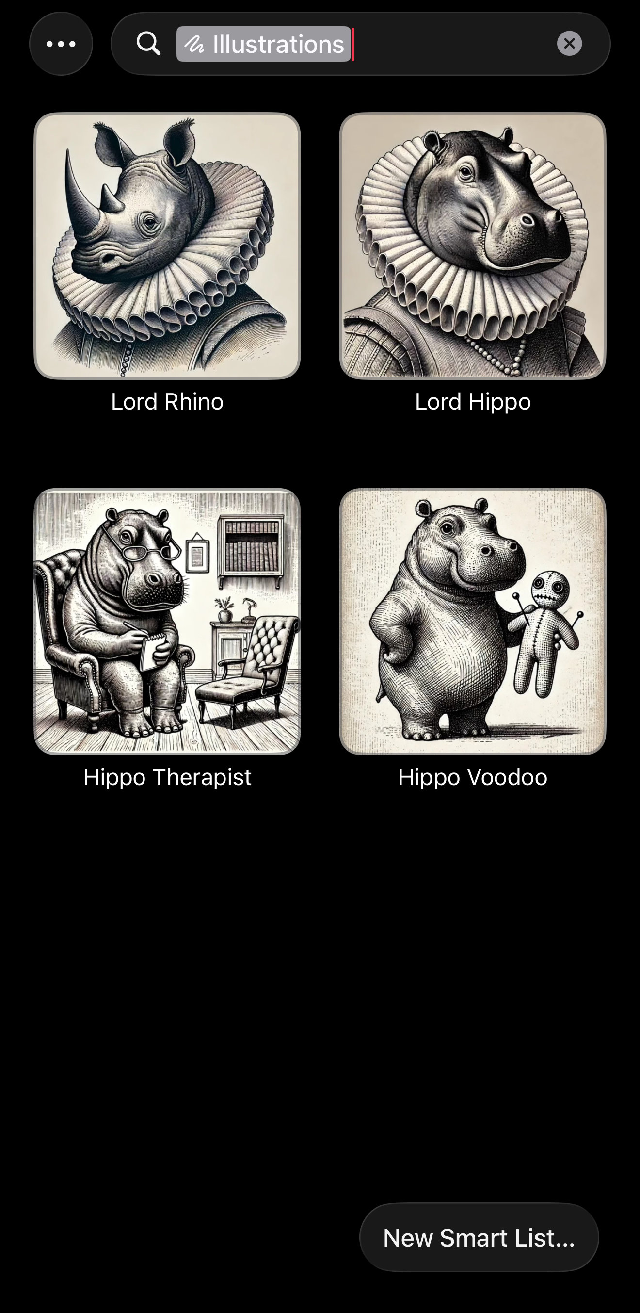 Searching for illustrations